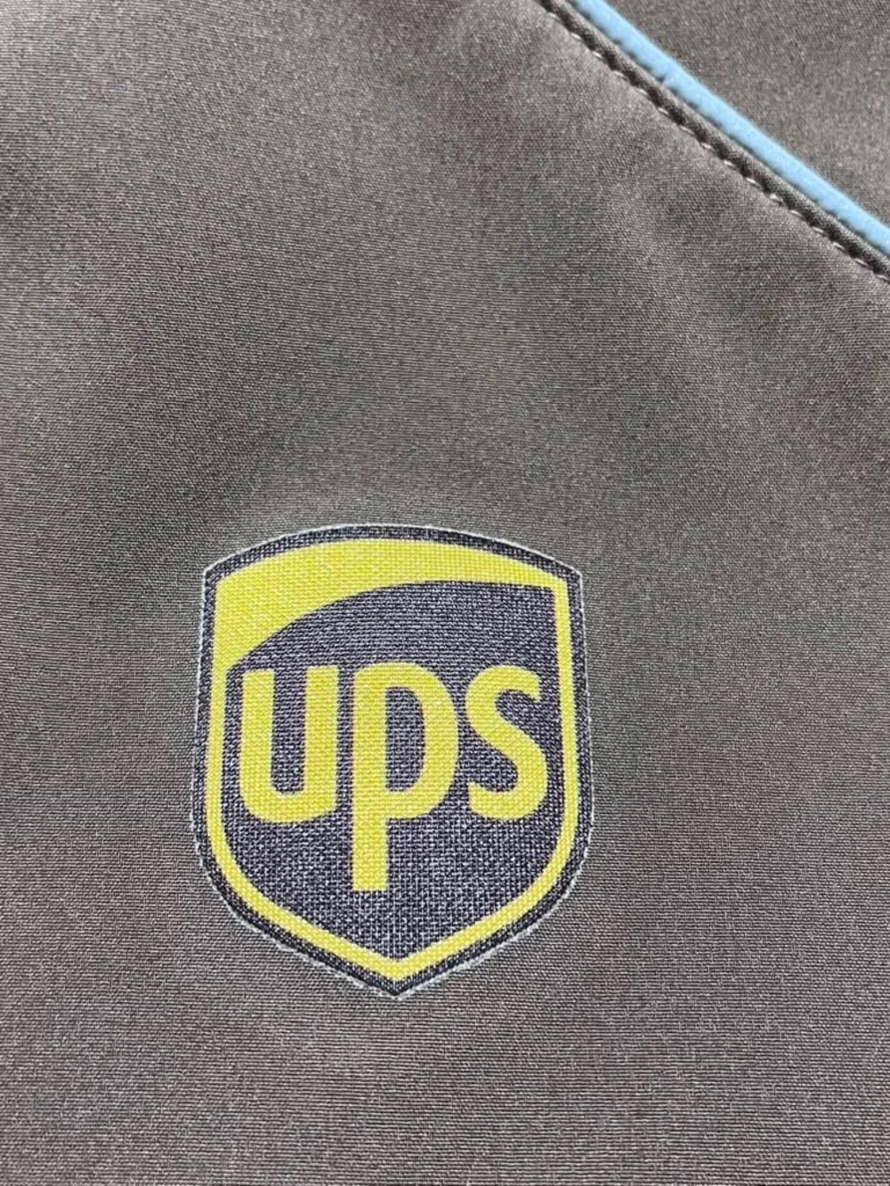 WearGuard Mens UPS Full Zip Softshell Water Resistant Fleece Lined Jacket Large